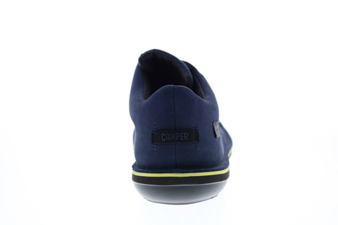 Camper Beetle K300005-016 Mens Blue Suede Lace Up Euro Sneakers Shoes