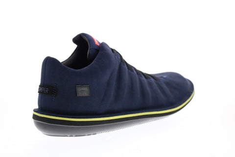 Camper Beetle K300005-016 Mens Blue Suede Lace Up Euro Sneakers Shoes