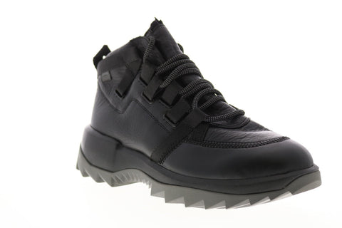 Camper Helix K300218-001 Mens Black Leather Lace Up Casual Dress Boots