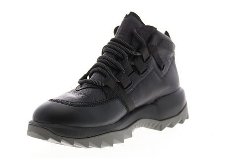 Camper Helix K300218-001 Mens Black Leather Lace Up Casual Dress Boots