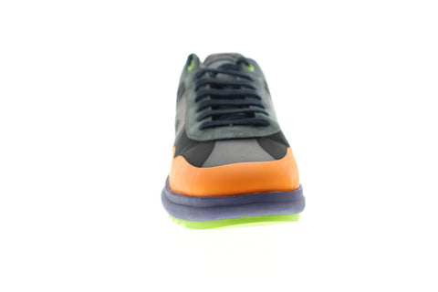 Camper Marges Sport K300095-001 Mens Orange Nubuck Lace Up Low Top Sneakers Shoes