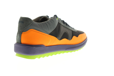 Camper Marges Sport K300095-001 Mens Orange Nubuck Lace Up Low Top Sneakers Shoes