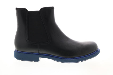 Camper Neuman K300170-008 Mens Black Leather Slip On Chelsea Boots