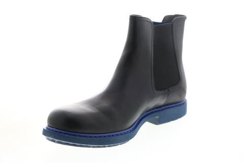 Camper Neuman K300170-008 Mens Black Leather Slip On Chelsea Boots