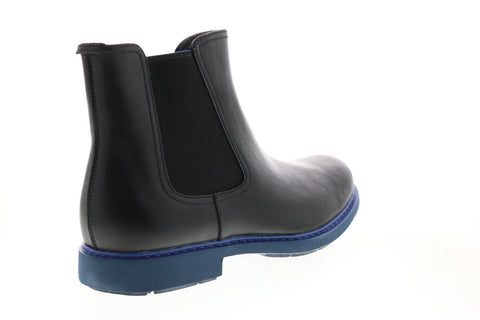 Camper Neuman K300170-008 Mens Black Leather Slip On Chelsea Boots