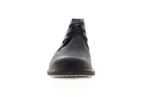 Camper Neuman K300171-002 Mens Black Nubuck Lace Up Boots Chukkas Shoes