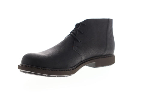Camper Neuman K300171-002 Mens Black Nubuck Lace Up Boots Chukkas Shoes