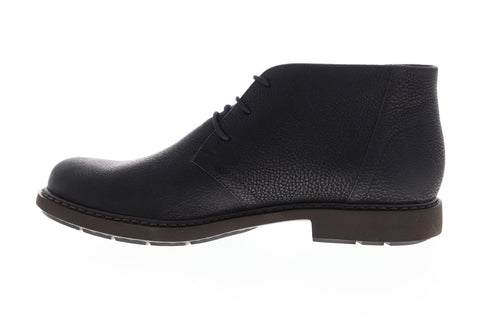 Camper Neuman K300171-002 Mens Black Nubuck Lace Up Boots Chukkas Shoes