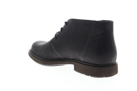 Camper Neuman K300171-002 Mens Black Nubuck Lace Up Boots Chukkas Shoes