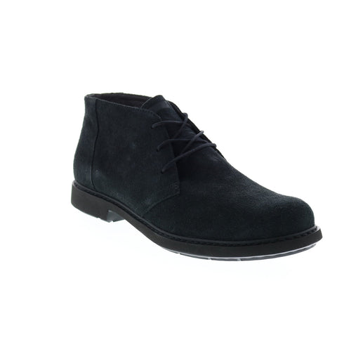 Camper Neuman K300171-006 Mens Black Suede Lace Up Casual Dress Boots