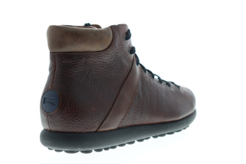 Camper Pelotas K300174-002 Mens Brown Leather Zipper Ankle Boots