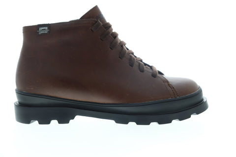 Camper Brutus K300177-004 Mens Brown Leather Lace Up Casual Dress Boots Shoes