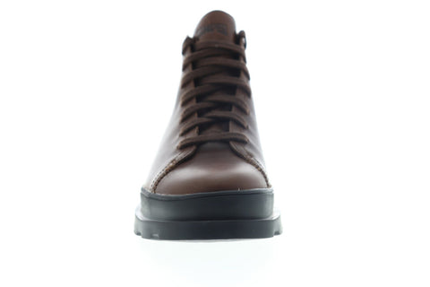 Camper Brutus K300177-004 Mens Brown Leather Lace Up Casual Dress Boots Shoes
