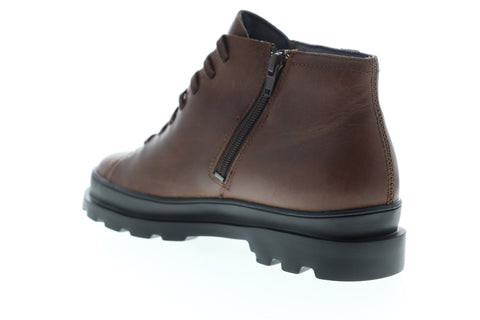 Camper Brutus K300177-004 Mens Brown Leather Lace Up Casual Dress Boots Shoes