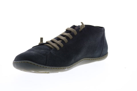 Camper Peu Cami K300183-004 Mens Black Suede Lace Up Euro Sneakers Shoes