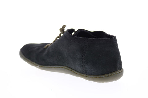 Camper Peu Cami K300183-004 Mens Black Suede Lace Up Euro Sneakers Shoes