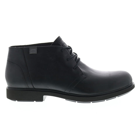 Camper Neuman K300189-002 Mens Black Leather Lace Up Casual Dress Boots