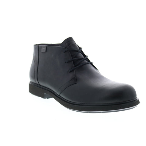 Camper Neuman K300189-002 Mens Black Leather Lace Up Casual Dress Boots