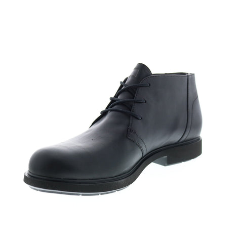 Camper Neuman K300189-002 Mens Black Leather Lace Up Casual Dress Boots