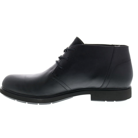 Camper Neuman K300189-002 Mens Black Leather Lace Up Casual Dress Boots