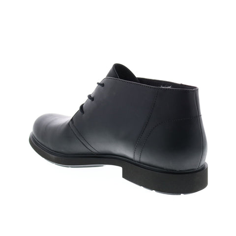 Camper Neuman K300189-002 Mens Black Leather Lace Up Casual Dress Boots