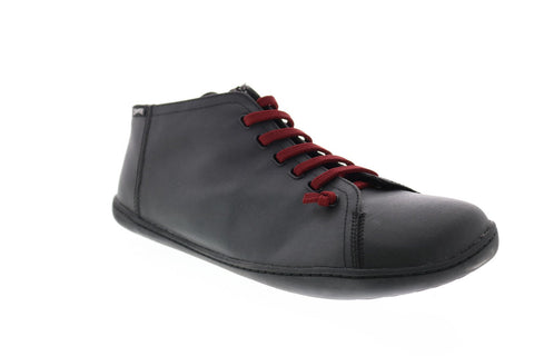 Camper Peu Cami K300192-005 Mens Black Leather Lace Up Euro Sneakers Shoes
