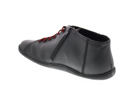 Camper Peu Cami K300192-005 Mens Black Leather Lace Up Euro Sneakers Shoes