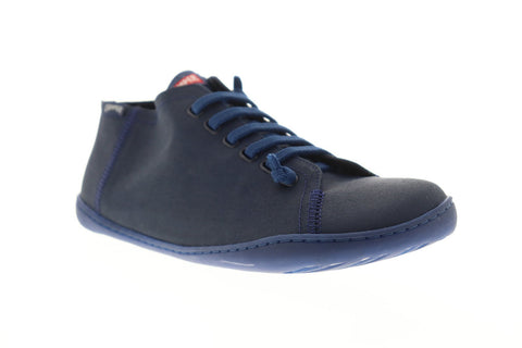 Camper Peu K300192-009 Mens Blue Canvas Lace Up Low Top Sneakers Shoes