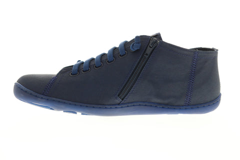Camper Peu K300192-009 Mens Blue Canvas Lace Up Euro Sneakers Shoes