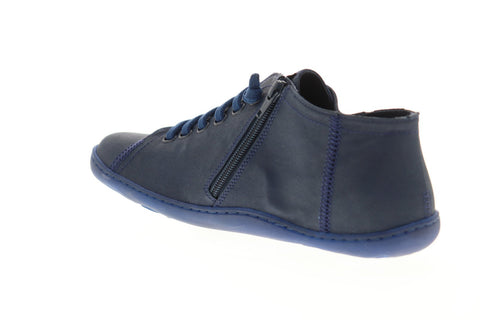 Camper Peu K300192-009 Mens Blue Canvas Lace Up Euro Sneakers Shoes