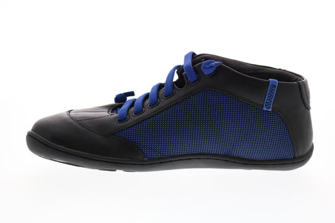 Camper Peu Cami K300197-017 Mens Black Leather Lace Up Euro Sneakers Shoes