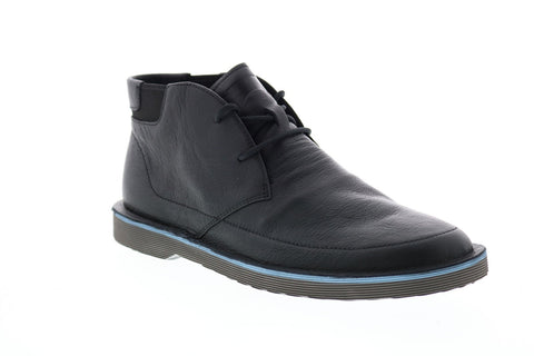 Camper Morrys K300202-005 Mens Black Leather Lace Up Casual Dress Boots