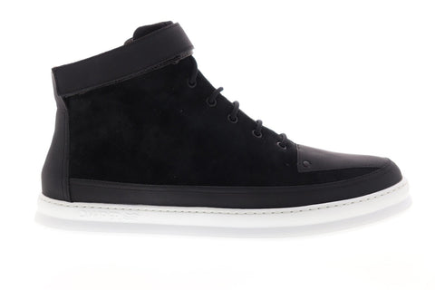 Camper Runner Four K300203-003 Mens Black Suede Lace Up High Top Sneakers Shoes