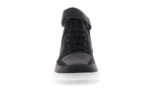Camper Runner Four K300203-003 Mens Black Suede Lace Up High Top Sneakers Shoes
