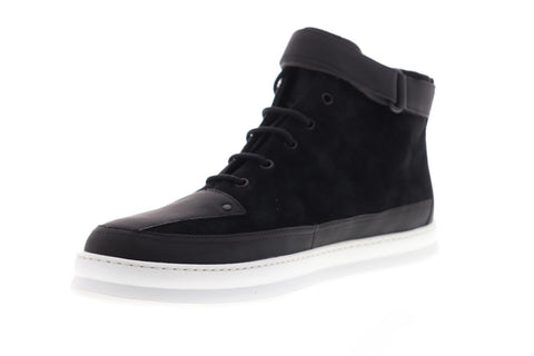 Camper Runner Four K300203-003 Mens Black Suede Lace Up High Top Sneakers Shoes