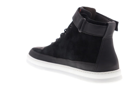 Camper Runner Four K300203-003 Mens Black Suede Lace Up High Top Sneakers Shoes