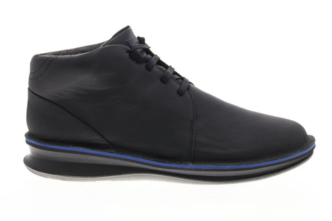 Camper Rolling K300229-004 Mens Black Leather Lace Up Ankle Boots