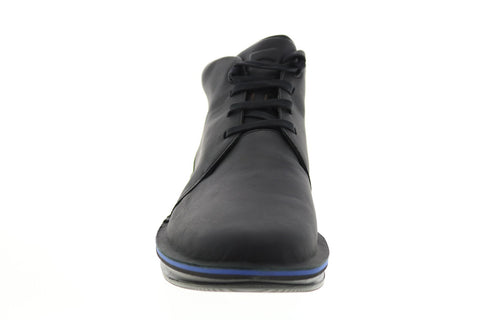 Camper Rolling K300229-004 Mens Black Leather Lace Up Ankle Boots
