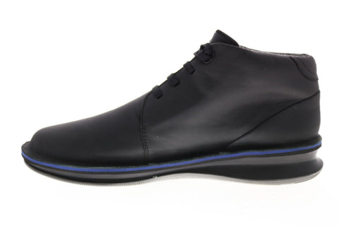 Camper Rolling K300229-004 Mens Black Leather Lace Up Ankle Boots