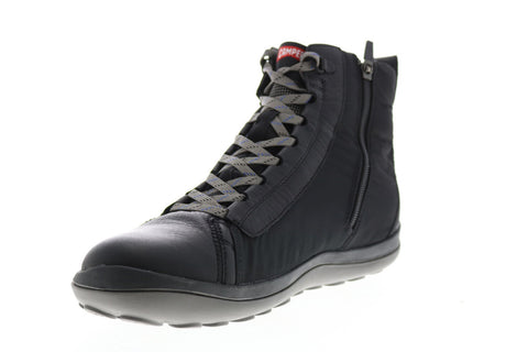 Camper Peu Pista K300233-001 Mens Black Canvas Casual Dress Boots