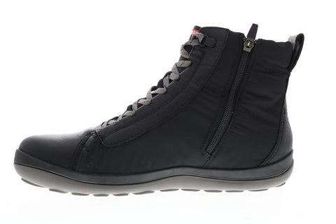 Camper Peu Pista K300233-001 Mens Black Canvas Casual Dress Boots
