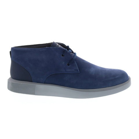 Camper Bill K300235-005 Mens Blue Suede Lace Up Chukkas Boots