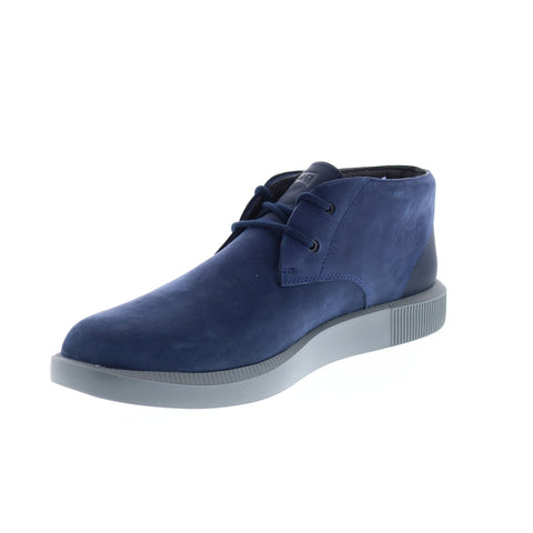 Camper Bill K300235-005 Mens Blue Suede Lace Up Chukkas Boots