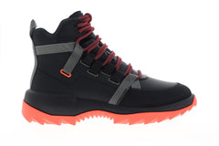 Camper Helix K300258-001 Mens Black Leather Zipper Casual Dress Boots Shoes