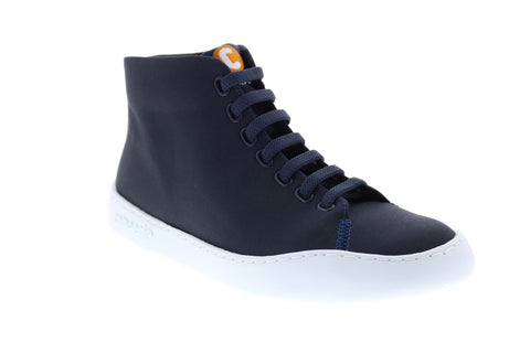 Camper Peu Touring K300270-001 Mens Blue Canvas Lace Up Euro Sneakers Shoes