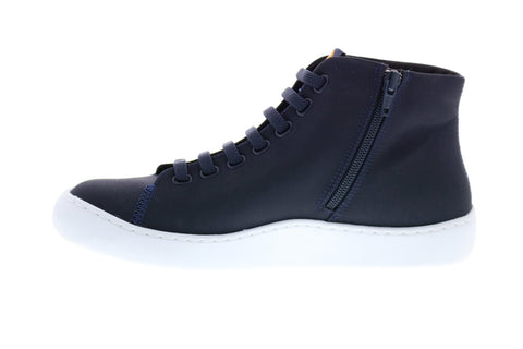 Camper Peu Touring K300270-001 Mens Blue Canvas Lace Up Euro Sneakers Shoes