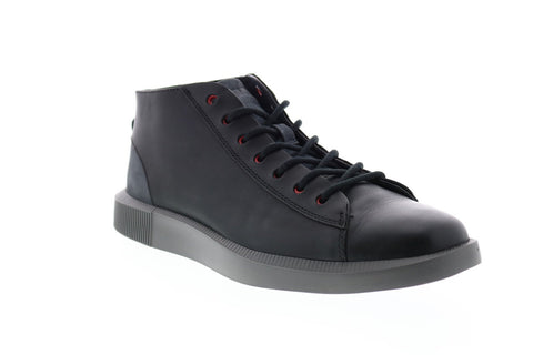 Camper Bill K300275-003 Mens Black Leather Lace Up Euro Sneakers Shoes