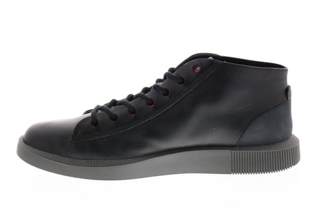 Camper Bill K300275-003 Mens Black Leather Lace Up Euro Sneakers Shoes