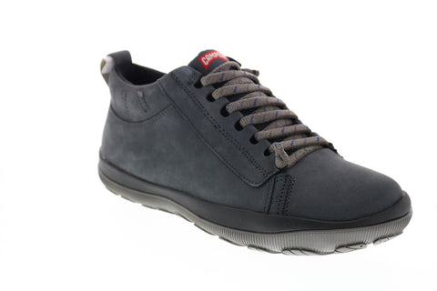 Camper Peu Pista GM K300285-002 Mens Gray Nubuck Lace Up Euro Sneakers Shoes