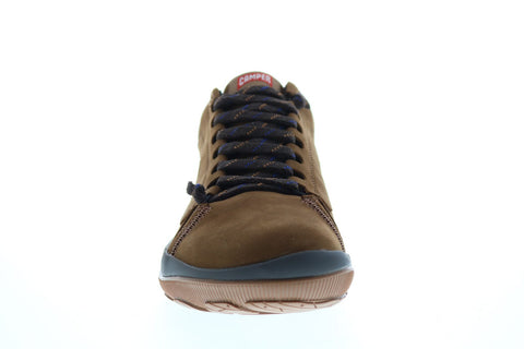 Camper Peu Pista GM K300285-005 Mens Brown Nubuck Lace Up Euro Sneakers Shoes